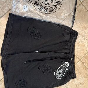 Chrome Hearts Black Men Shorts